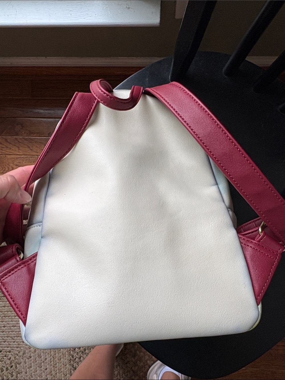 Loungefly Winnie the Pooh Storybook Mini Backpack in Cream & Red - Picture 5 of 8